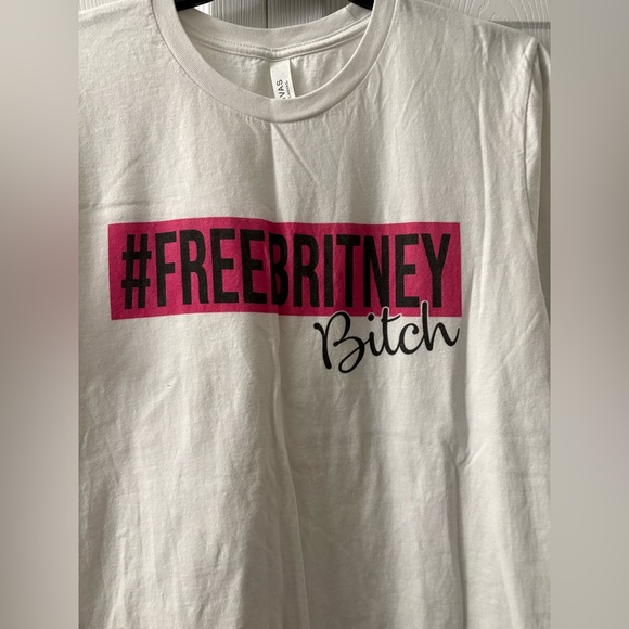 Free Britney bi**h shirt, Bella canvas size L - Picture 2 of 4